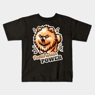 Pomeranian Angry Kids T-Shirt